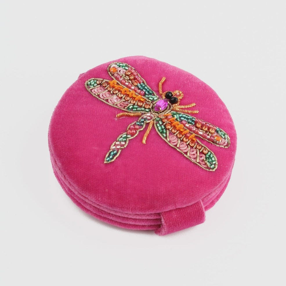 My Doris Accessories My Doris Pink Dragonfly Compact Mirror