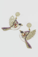 My Doris Jewellery My Doris Beaded Turtle Dove Earrings