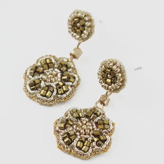 My Doris Jewellery My Doris Gold Small Flower Earring