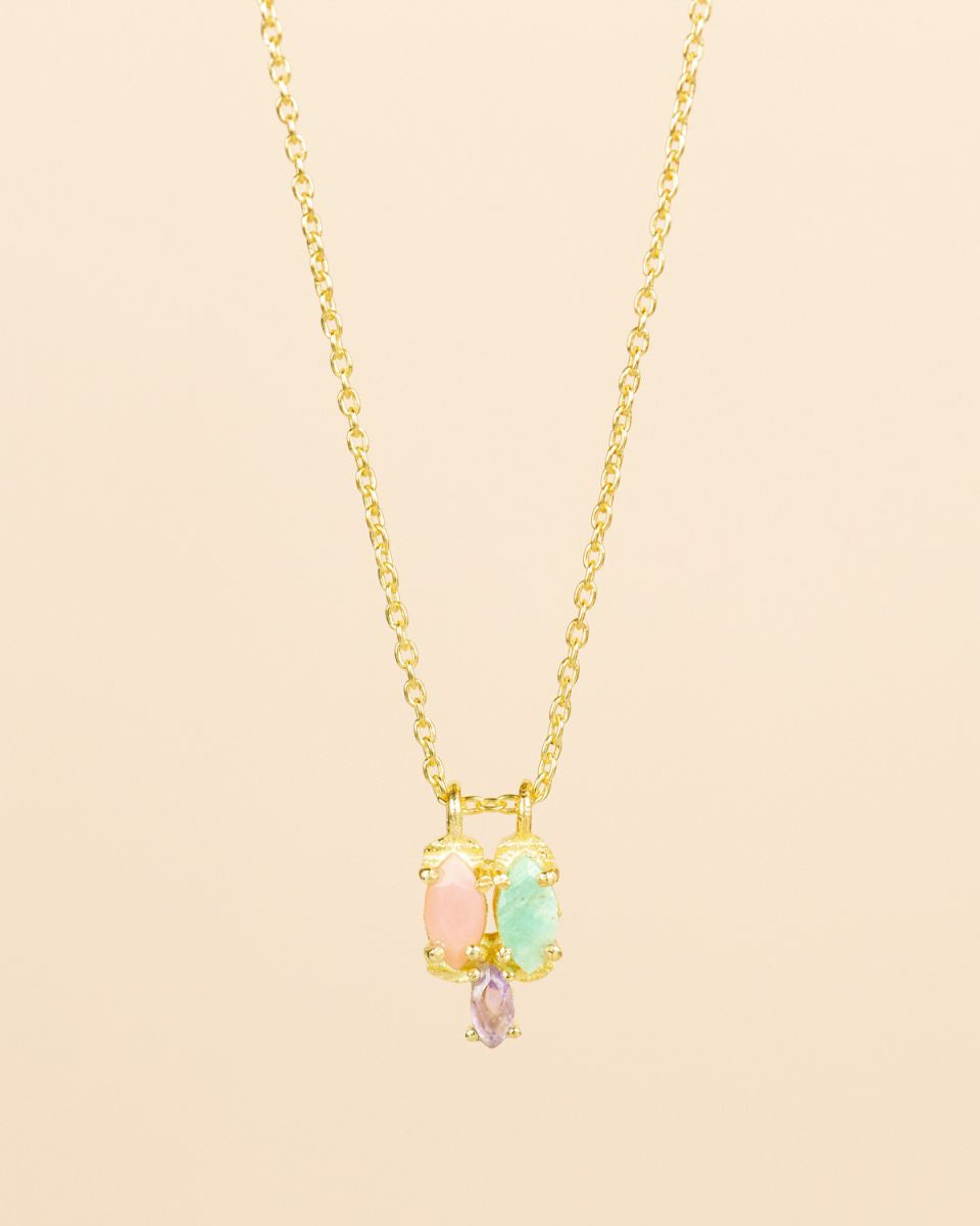 muja juma Capella Necklace Pink Opal - Precious Sparkle