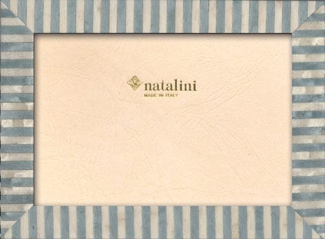 Natalini Homewares Natalini Frame Striped Baby Blue 4x6