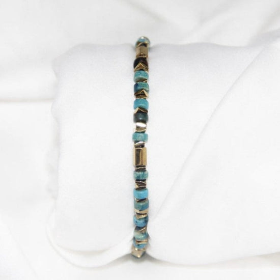 Oclys Jewellery Oclys Natural Stone Bracelet Teal