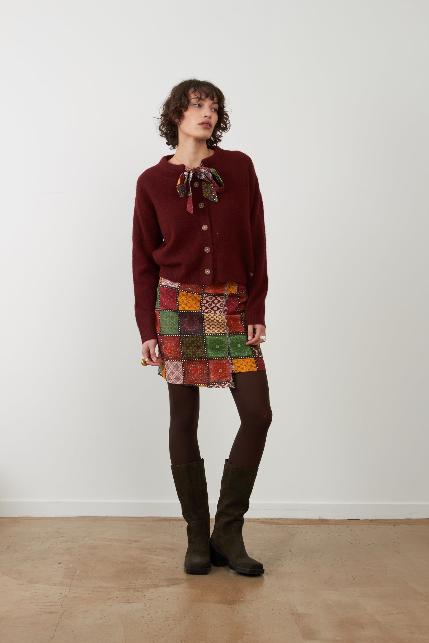 Orfeo Eirlys Cardigan Burgundy