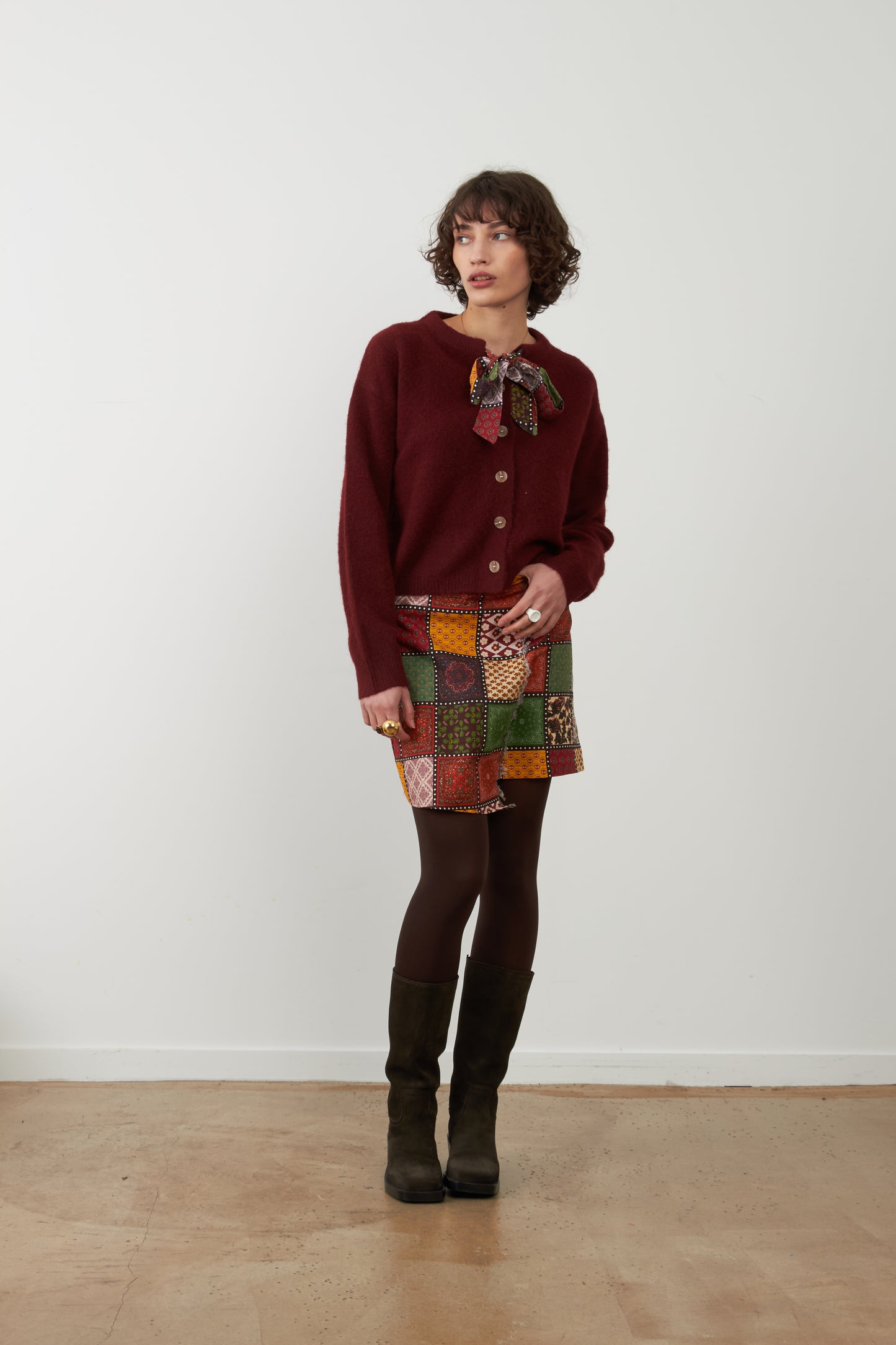 Orfeo Eirlys Cardigan Burgundy