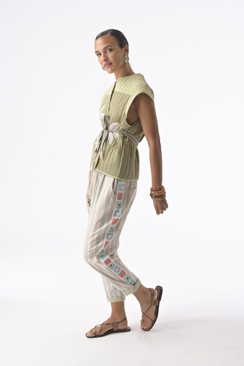 Orfeo Lola Trousers Multicolour Stripe