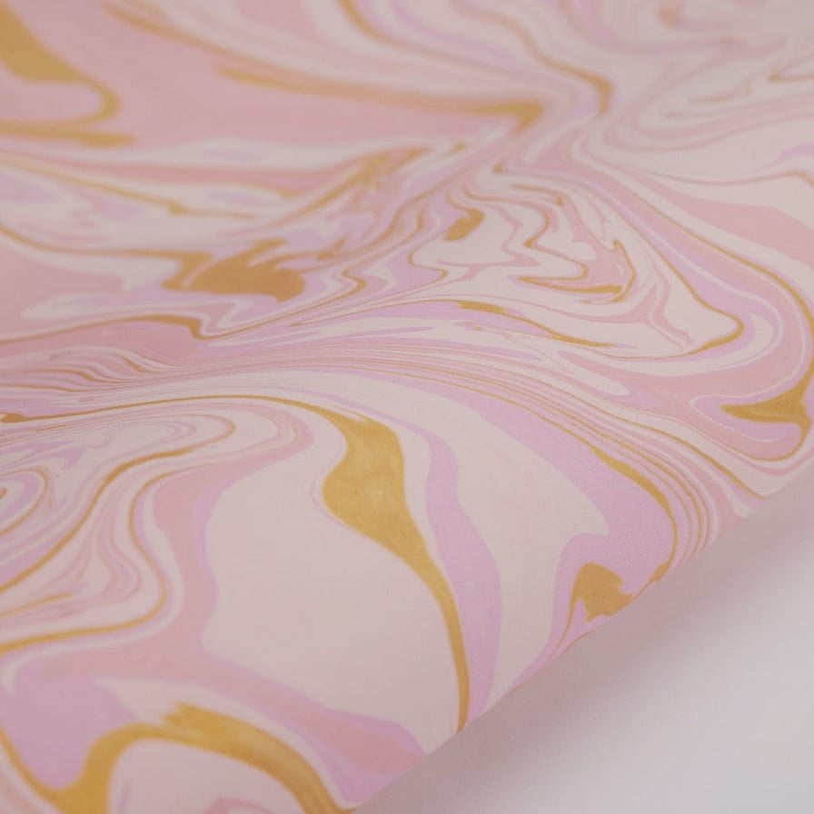 Paper Mirchi Homewares Paper Mirchi Hand Marbled Wrapping Paper Sheets Free Spirit Marshmallow