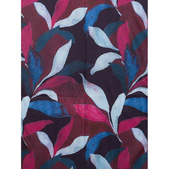 Park Lane Accessories Fuchsia Park Lane Leaves Scarf Pashmina