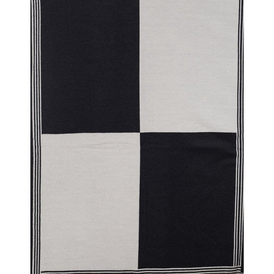 Park Lane Accessories Park Lane Black & White Soft Scarf