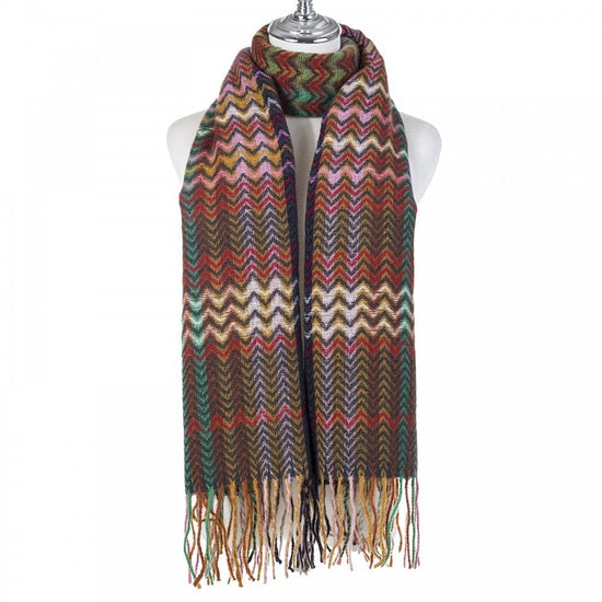 Park Lane Accessories Park Lane Chevron Winter Scarf