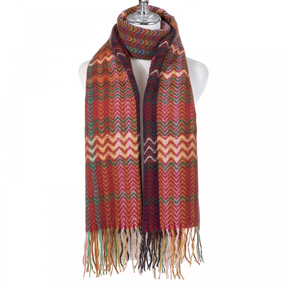 Park Lane Accessories Park Lane Chevron Winter Scarf