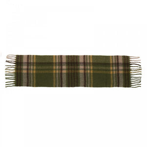 
                
                    Load image into Gallery viewer, Park Lane Accessories Park Lane Fluffy Olive Check Scarf
                
            