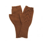 Park Lane Accessories Park Lane Knit Nutmeg Fingerless Gloves