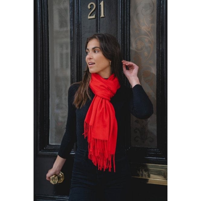 Park Lane Accessories Park Lane Luxury Scarf Hot Tomato