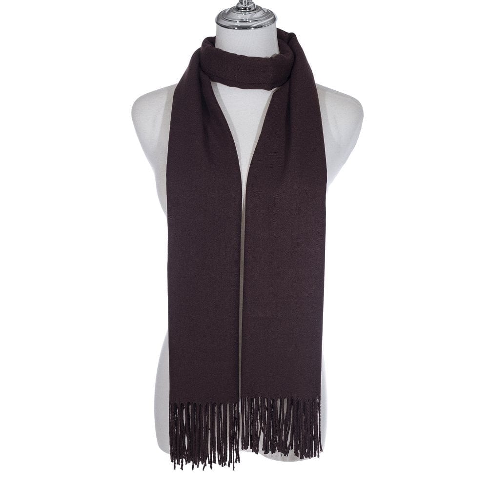 Park Lane Accessories Park Lane Luxury Scarf Pashmina Chocolate