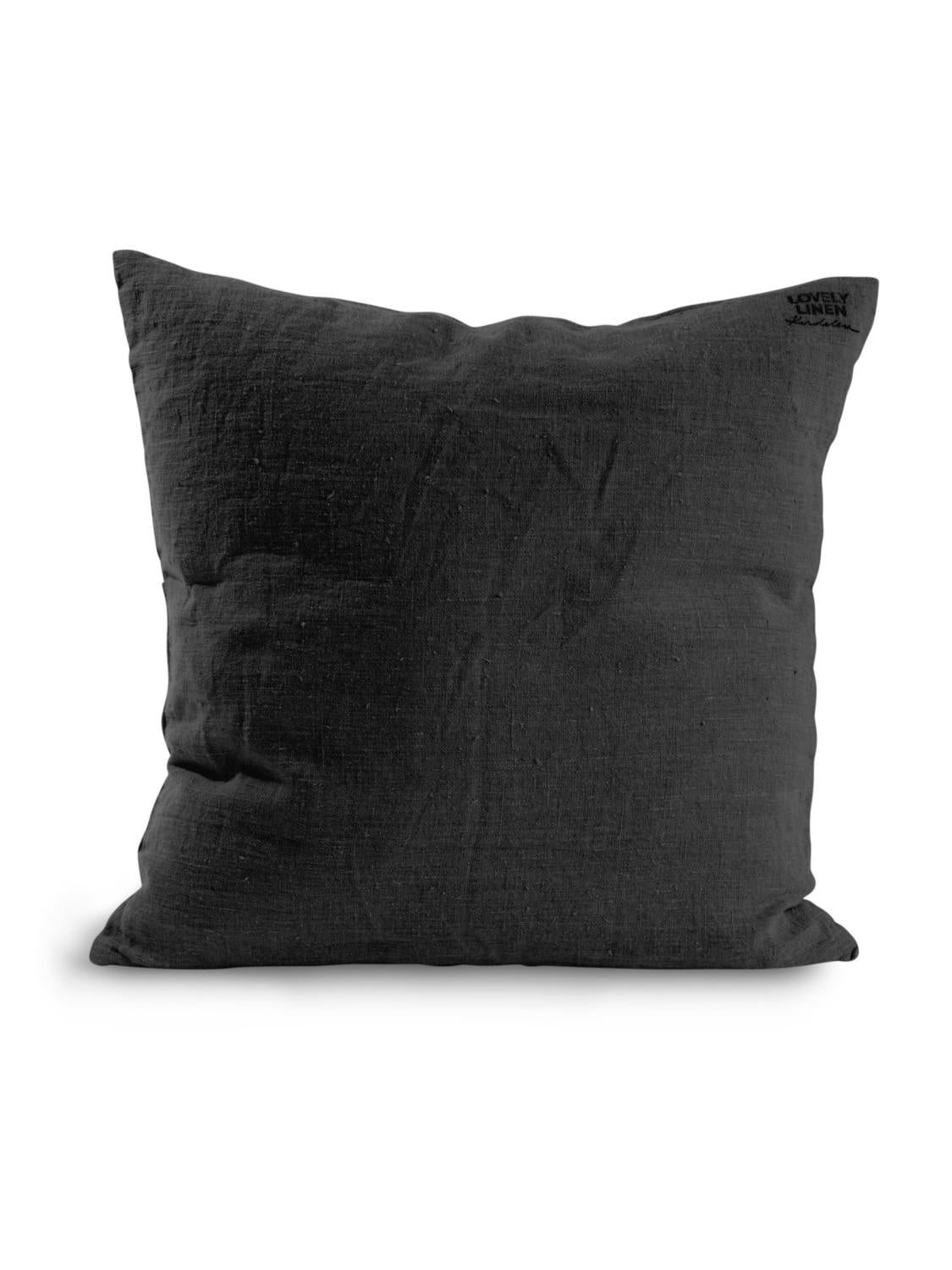 Lovely Linen Cushion Cover Dark Grey 50x50cm