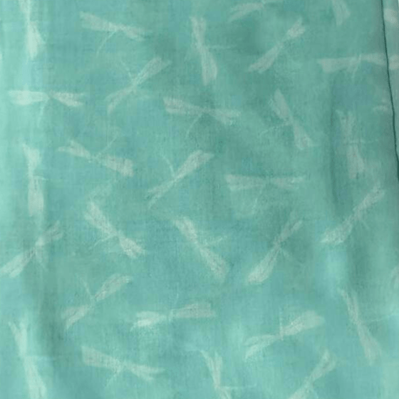 Pure Fashions Accessories Dragonflies Aqua Scarf