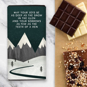 Quirky Chocolate Homewares Quirky Chocolate May Your Joys Salted Caramel Bar