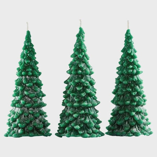 Recycled Candle Co Homewares Green Christmas Tree Candle Large