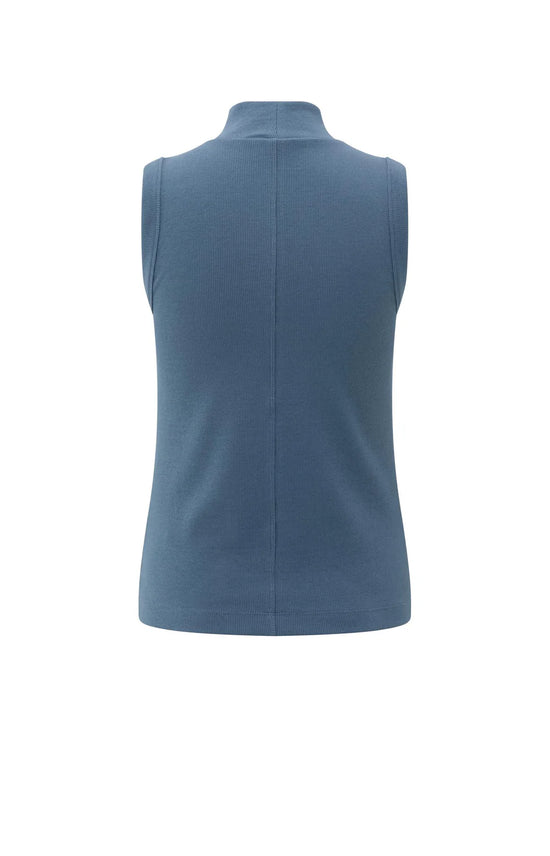 YAYA Ribbed Singlet w/ High Neck