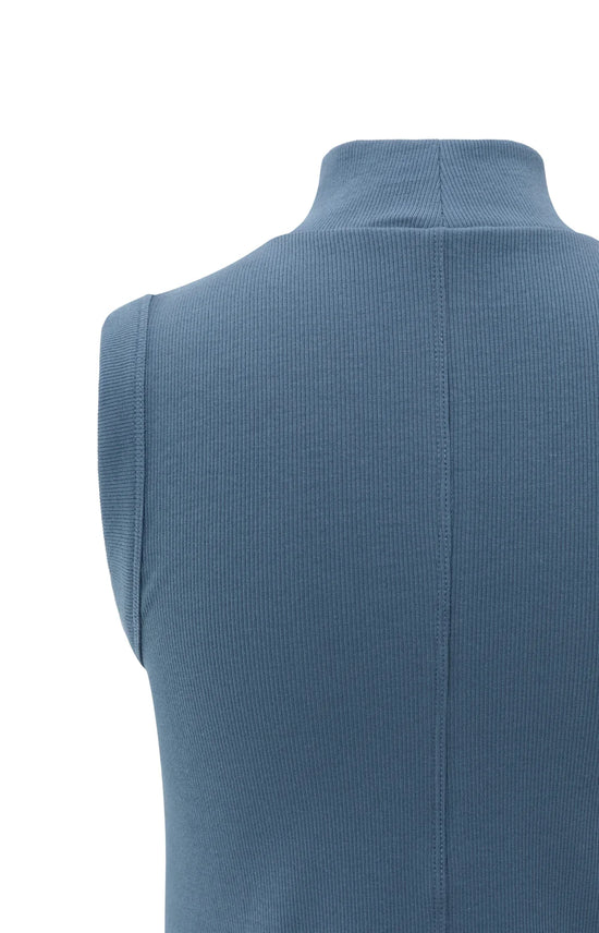YAYA Ribbed Singlet w/ High Neck