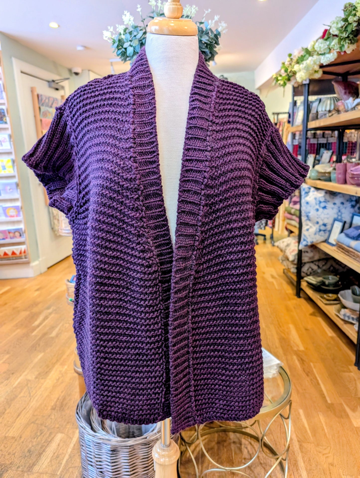 Suzy D Fern Chunky Knit Short Gilet