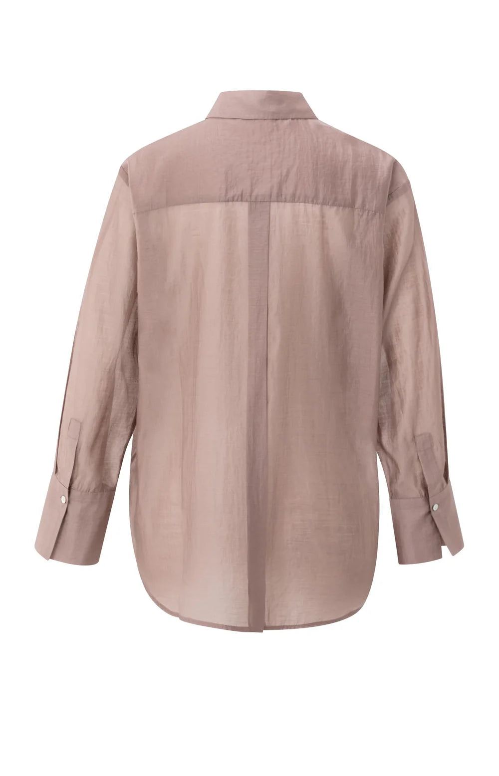 Yaya Sheer Blouse with Back Detail Pink