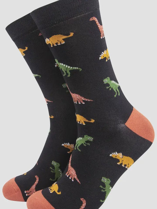 Sock Talk Accessories Sock Talk Bamboo Socks Sausage Dinosaur (MENS)