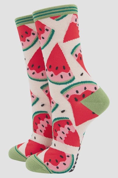 Sock Talk Accessories Sock Talk Women's Bamboo Watermelon Socks