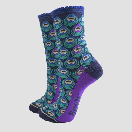 Sock Talk Accessories Sock Talk Women's Peacock Bamboo Socks