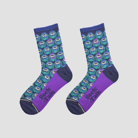 Sock Talk Accessories Sock Talk Women's Peacock Bamboo Socks