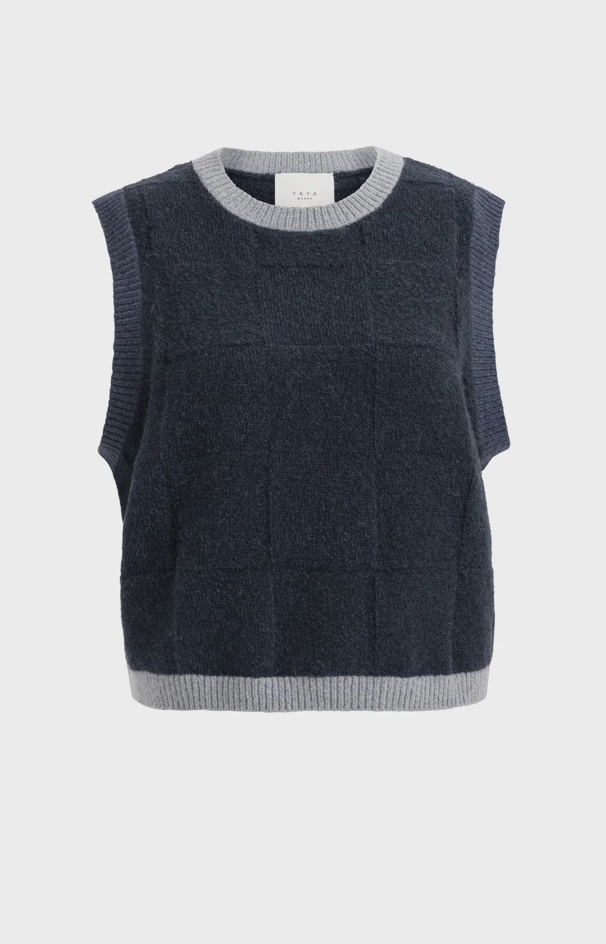 Yaya Soft Knitted Spencer with Contrast Trims