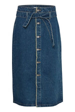 Sorbet Fashion Sorbet Sbraw Denim Mid Length Skirt