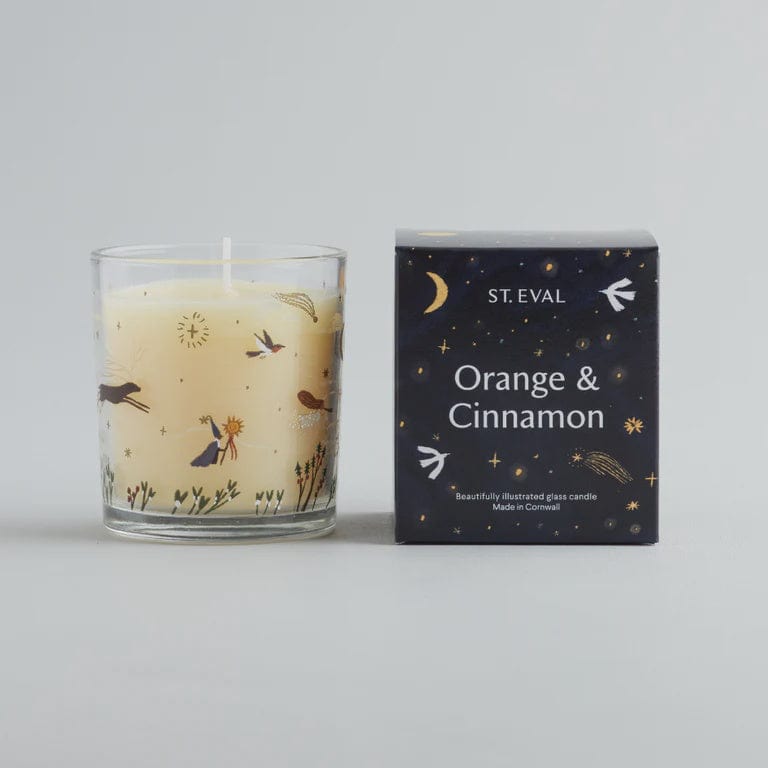 St Eval Homewares St Eval Christmas Orange & Cinnamon Glass Candle