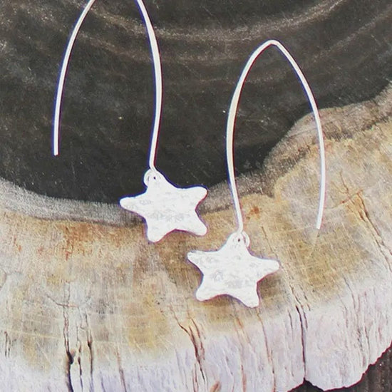 Suzie Blue Jewellery Suzie Blue Long Drop Star Earrings