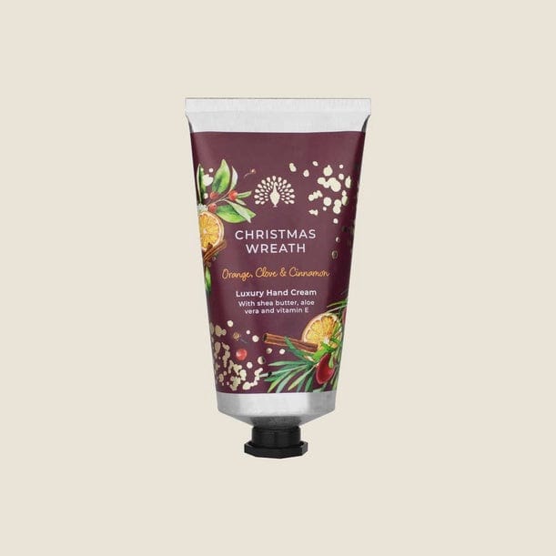 The English Soap Company Homewares Christmas Tidings Christmas Wreath Hand Cream