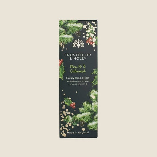 The English Soap Company Homewares Christmas Tidings Frosted Fir & Holly Hand Cream