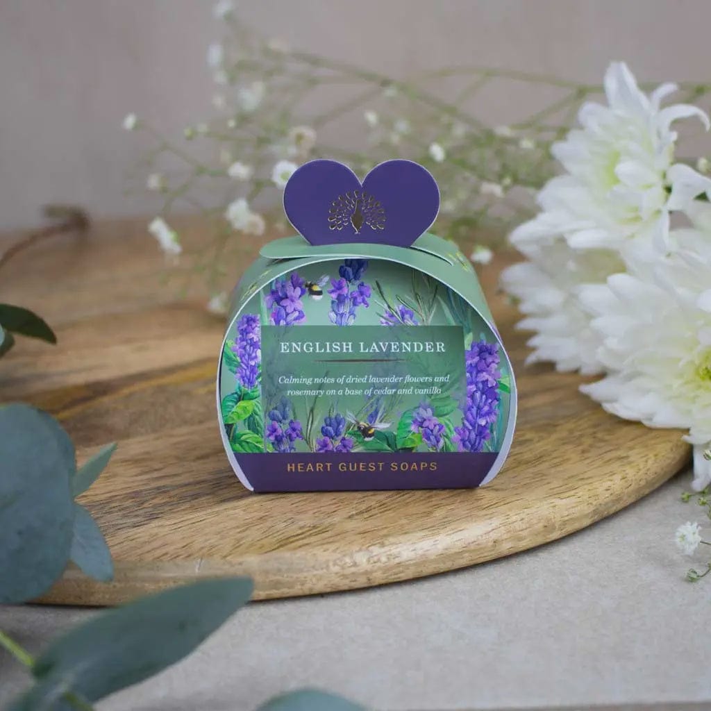 The English Soap Company Homewares English Soap Co Lavender Heart Guest Soaps