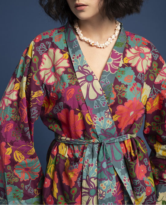 Les Touristes Cosmos Fig Cambric Tie Jacket