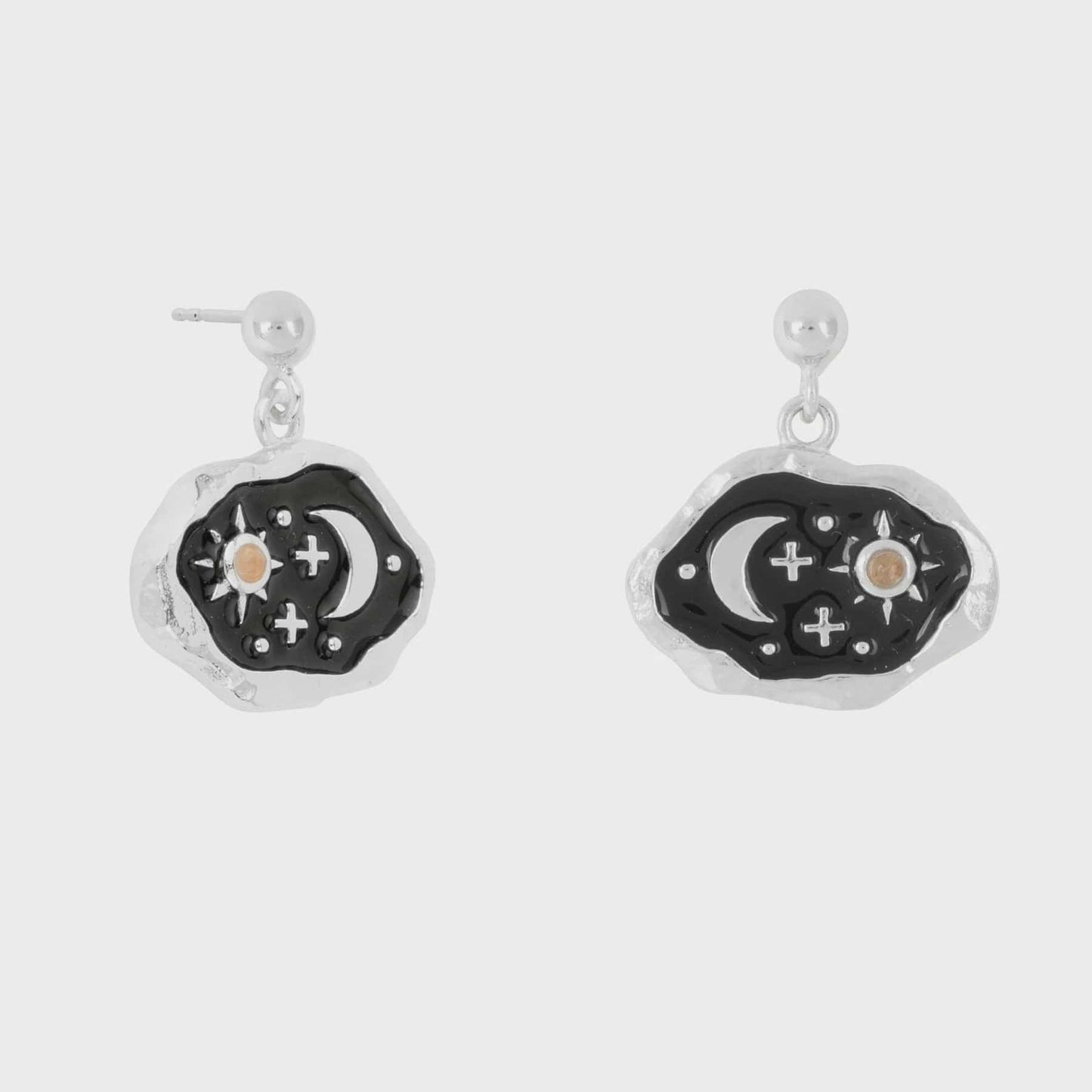 Vurchoo Jewellery Vurchoo Midnight Scene Stud Silver