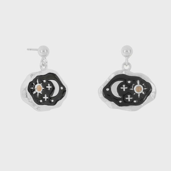 Vurchoo Jewellery Vurchoo Midnight Scene Stud Silver