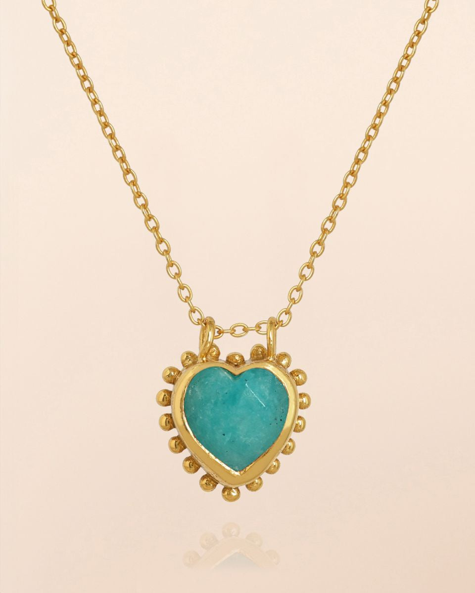 muja juma Auriga Necklace Amazonite - Precious Sparkle