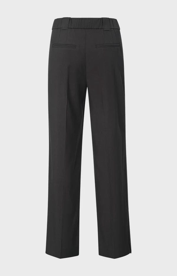 Black wide leg ankle pants best sale