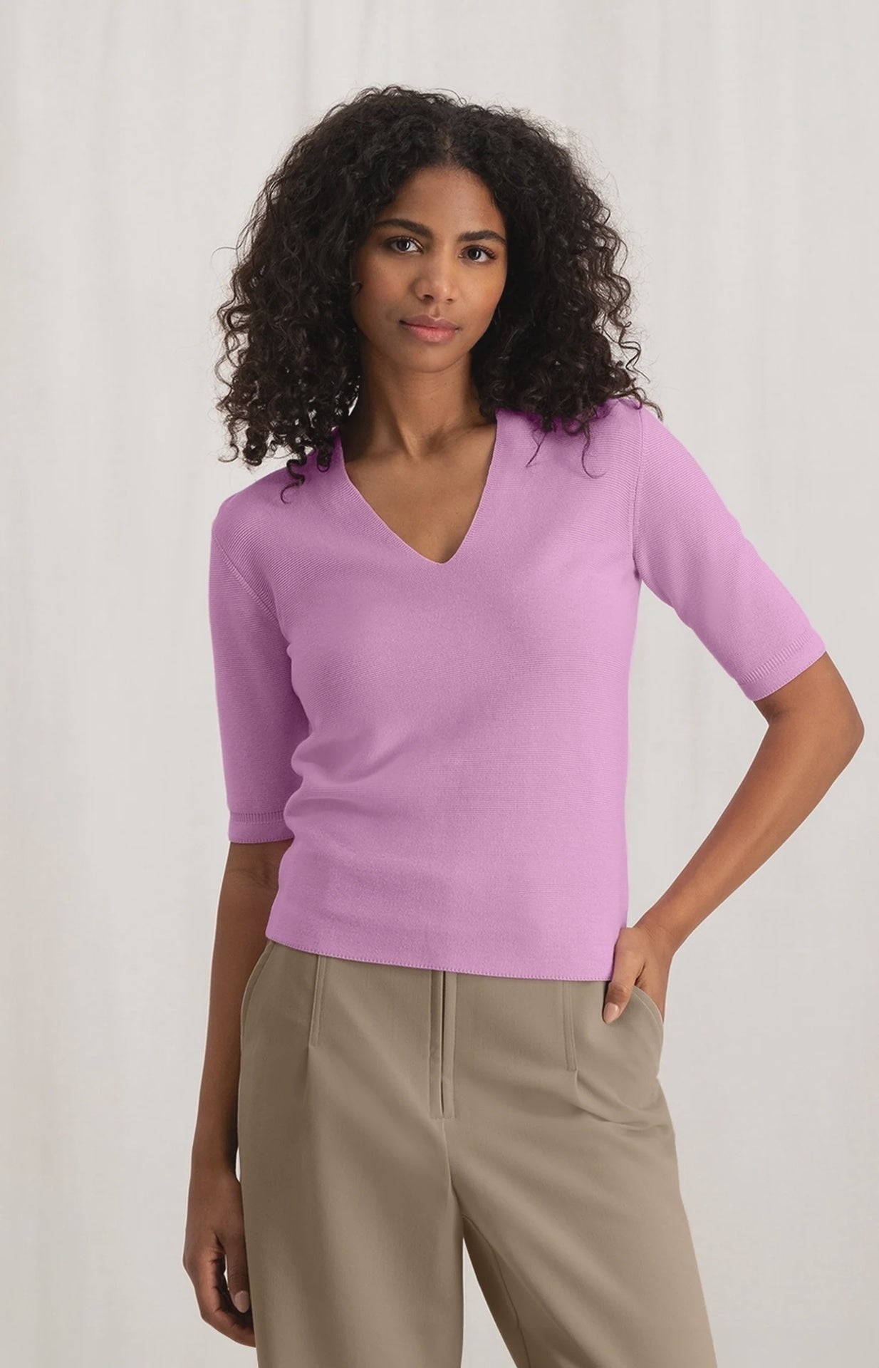 Long sleeve women's cotton sweaters sale