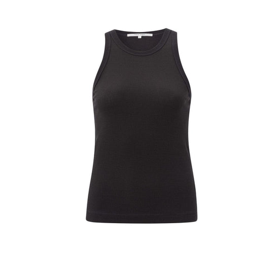 YAYA Fashion Yaya Ribbed Singlet with Fitted Fit