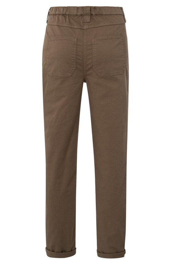 YAYA Fashion Yaya Woven Trousers Caribou Brown