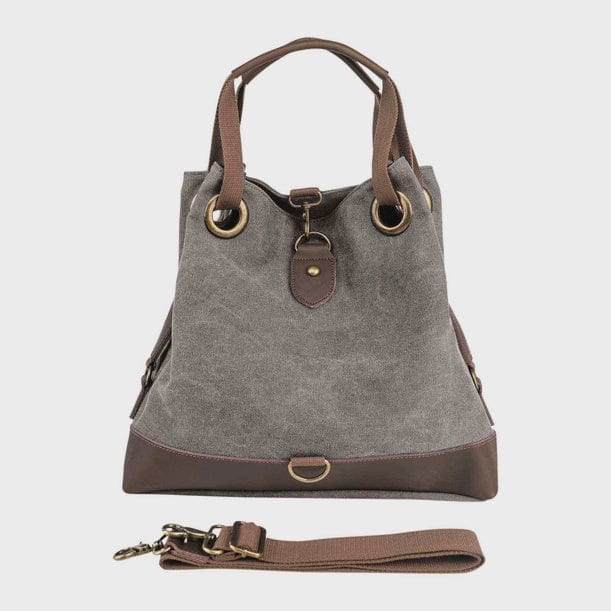 Zede Accessories Zede Montparnasse Canvas and Leather Bag