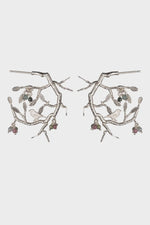 Amanda Coleman Jewellery Bird in a Tree Earrings Sterling Silver