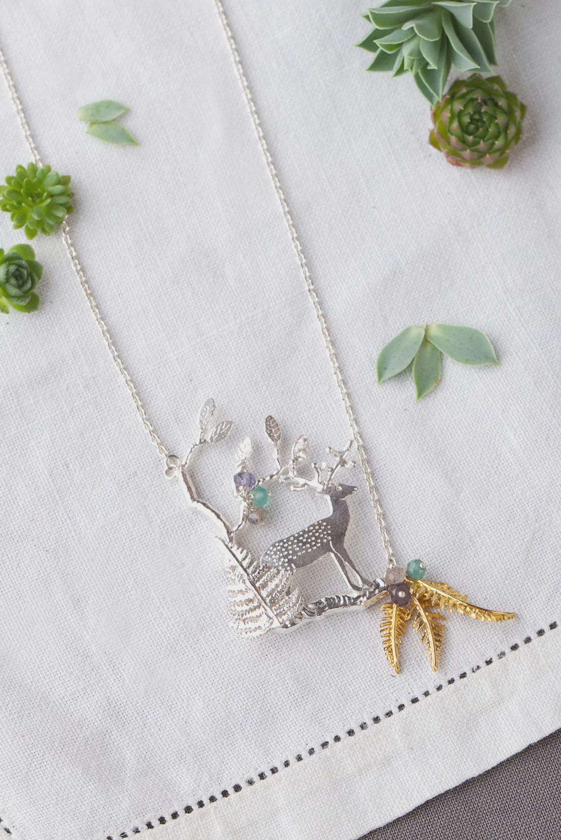 Amanda Coleman Jewellery Enchanted Forest Necklace Sterling Silver