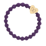 By Eloise Accessories By Eloise Bangle Band Gold Heart Purple