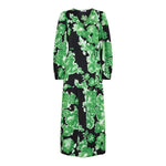 Co'Couture Fashion Co'couture Green Rose Wrap Dress
